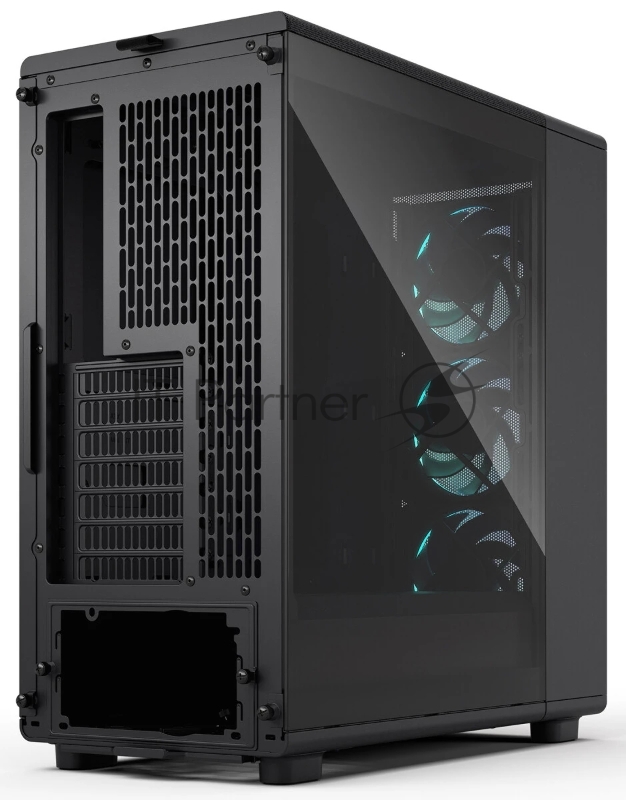 Корпус ПК без блока питания/ Case Fractal Design Epoch TG RGB Light Tint, Midi-Tower, 3x120mm ARGB, 2xUSB-A 3.2 + 1xUSB 3.2 Type-C ATX, mATX, mITX, Black