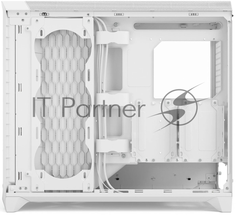 Корпус ПК без блока питания/ Case Fractal Design Meshify 3 XL RGB TG Clear Tint, Full-Tower, 3x140mm ARGB, 2xUSB-A 3.2 + 1xUSB 3.2 Type-C SSI-EEB, SSI-CEB, E-ATX, ATX, mATX, mITX, White