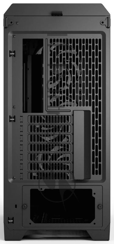 Корпус ПК без блока питания/ Case Fractal Design Meshify 3 Solid, Midi-Tower, 3x140mm, 2xUSB-A 3.2 + 1xUSB 3.2 Type-C E-ATX, ATX, mATX, mITX, Black