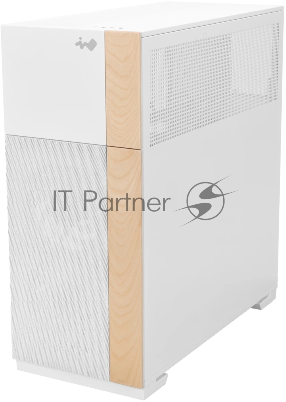 Корпус без блока питания/ Case InWin F5, Full-Tower, TG, 3x140mm ARGB, 2xUSB-A 3.0 + 1xUSB-C 3.2, E-ATX, ATX, mATX, mITX White
