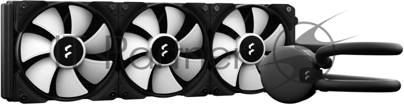 Система жидкостного охлаждения для ПК/ Water Cooling System Fractal Design Lumen S36 V2 RGB (200W, 360mm, Black, ARGB/ Fans: 3x120mm, 56CFM, 33.2dBA, 2000RPM/ Pump height 67mm, 22dBA, 4000RPM, Rad thickness 27mm/ S: 1851, 1700, 1200, 115X, 2011, 2066