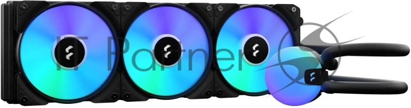 Система жидкостного охлаждения для ПК/ Water Cooling System Fractal Design Lumen S36 V2 RGB (200W, 360mm, Black, ARGB/ Fans: 3x120mm, 56CFM, 33.2dBA, 2000RPM/ Pump height 67mm, 22dBA, 4000RPM, Rad thickness 27mm/ S: 1851, 1700, 1200, 115X, 2011, 2066
