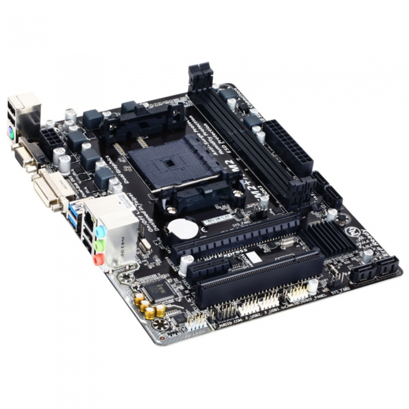 Мат. плата SocketFM2+ GIGABYTE GA-F2A68HM-DS2 (AMD A68H, 2xDDR3, SATA III, RAID, PCI-E, D-Sub, DVI, 1Гбит LAN, USB3.0, mATX)