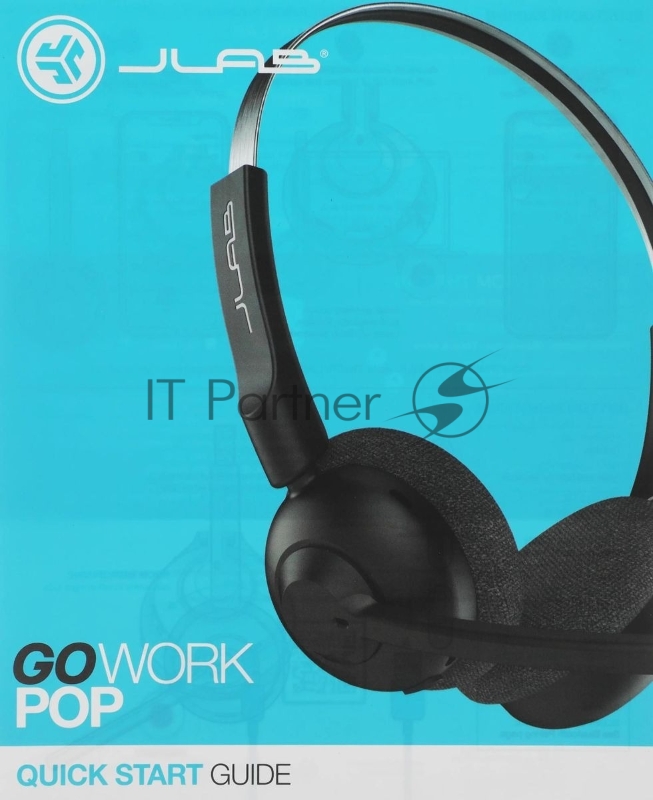 Гарнитура беспроводная GO Work Pop Wireless Headphones - черный