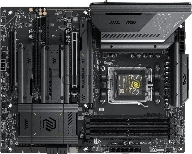 Материнская плата MSI MAG B850 TOMAHAWK MAX WIFI II Socket AM5 AMD B850 4xDDR5 ATX AC`97 8ch(7.1) 5Gigabit RAID+HDMI