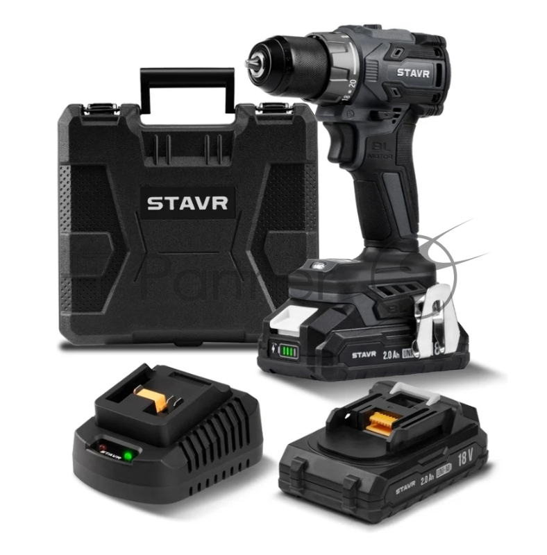 Дрель-шуруповерт STAVR SDD 18BL-2K