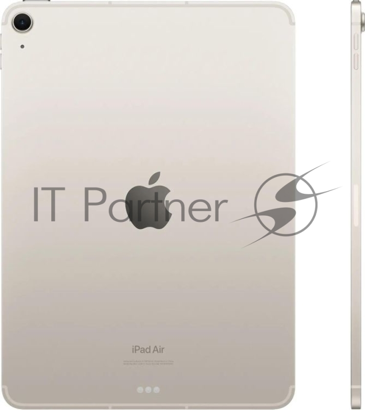 Планшет Apple iPad Air 2024 A2903 M2 2.99 8C RAM8Gb ROM512Gb 11 IPS 2360x1640 5G eSIM iOS сияющая звезда 12Mpix 12Mpix BT WiFi 9hr