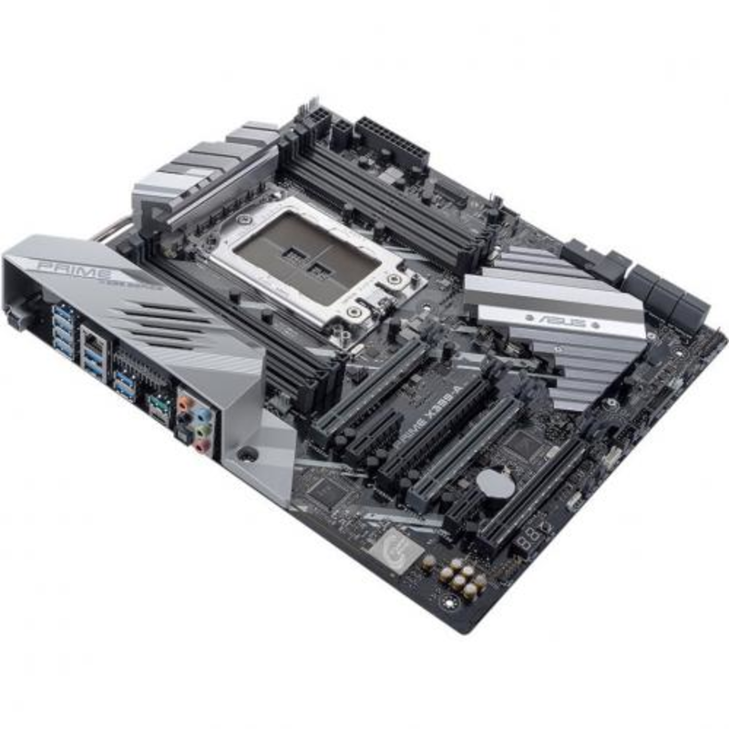 Мат. плата SocketTR4 ASUS PRIME X399-A (AMD X399, 8xDDR4, M.2, U.2, SATA III, RAID, 4xPCI-E, 1Гбит LAN, USB3.1, E-ATX)