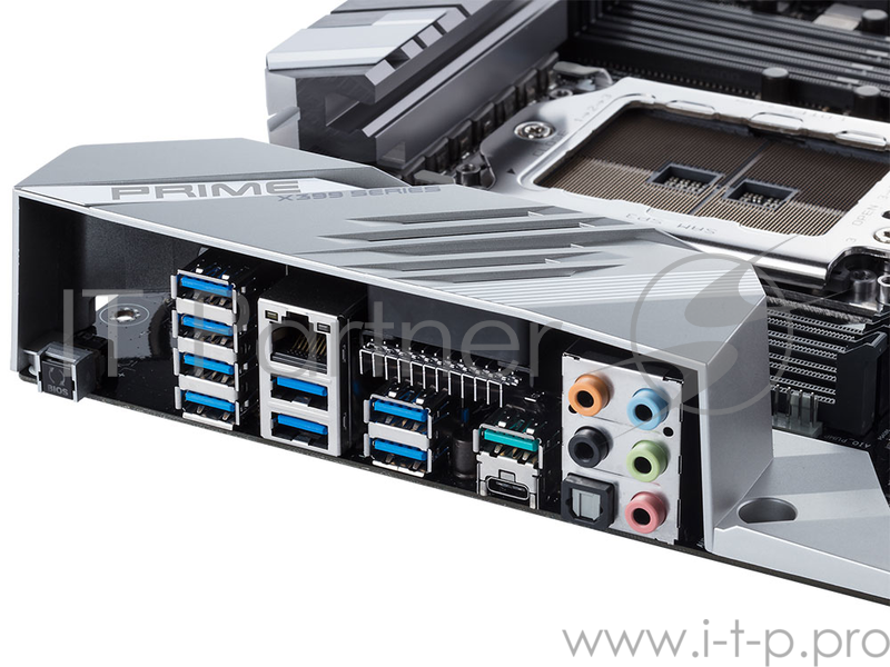 Мат. плата SocketTR4 ASUS PRIME X399-A (AMD X399, 8xDDR4, M.2, U.2, SATA III, RAID, 4xPCI-E, 1Гбит LAN, USB3.1, E-ATX)