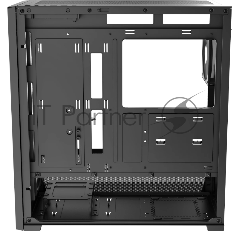 Компьютерный корпус Ocypus Delta C70 BK ARGB EATX/ win/ black/ 4 ARGB fans/ no PSU/ Tempered Glass