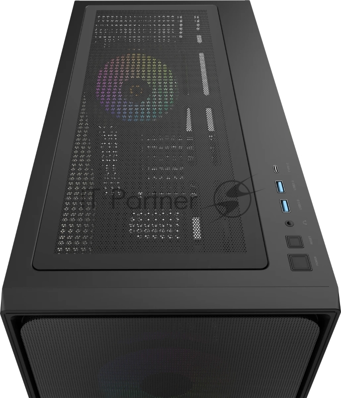 Компьютерный корпус Ocypus Delta C70 BK ARGB EATX/ win/ black/ 4 ARGB fans/ no PSU/ Tempered Glass