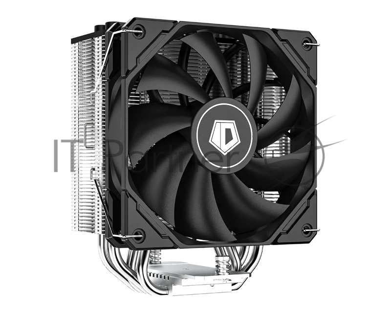 Устройство охлаждения(кулер) ID-Cooling SE-224-XTS Soc-AM5/AM4/1200/1700/1851 черный 4-pin 29dB Al+Cu 220W 650gr Bulk (SE-224-XTS BLACK BULK)