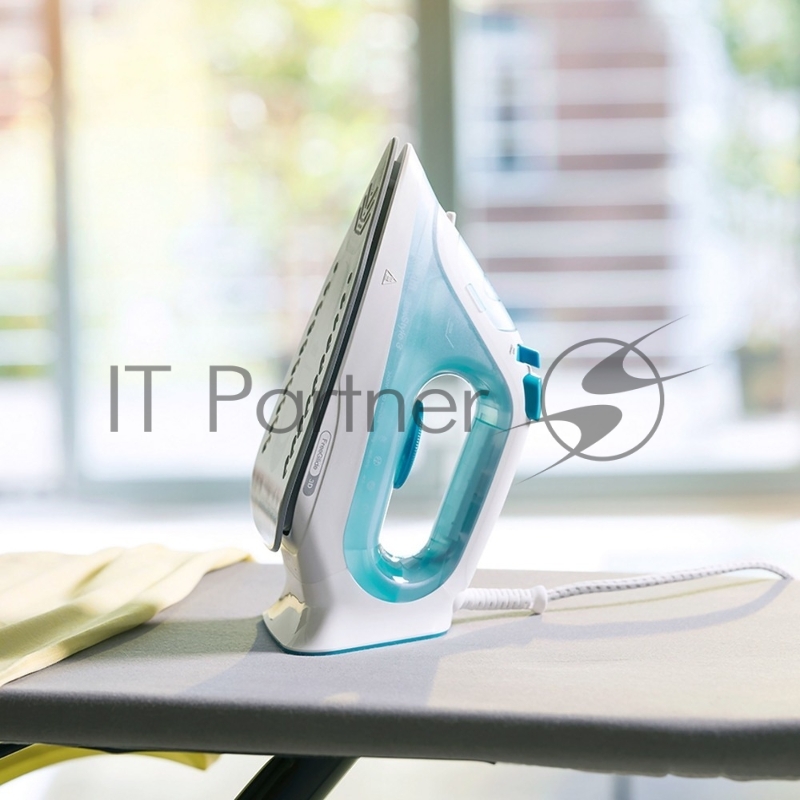 Утюг Braun SI 3041 GR TexStyle 3 белый/бирюзовый, 2350 Вт, 45 г/мин, 150 г/мин, 270 мл