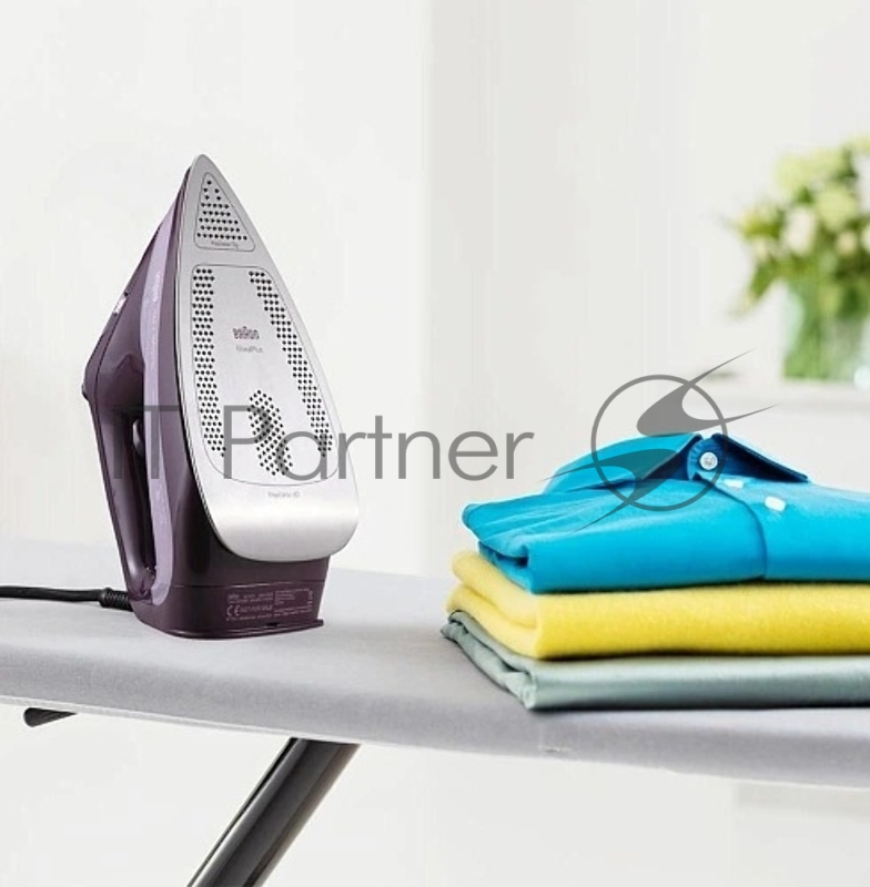 Утюг Braun SI7181VI сиреневый/фиолетовый, 3100 Вт, 50 г/мин, 230 г/мин, 300 мл