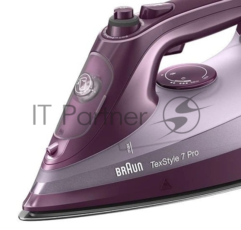 Утюг Braun SI7181VI сиреневый/фиолетовый, 3100 Вт, 50 г/мин, 230 г/мин, 300 мл