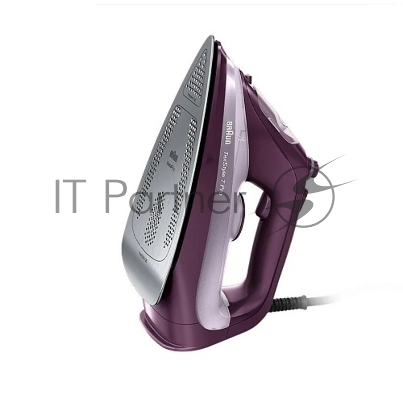 Утюг Braun SI7181VI сиреневый/фиолетовый, 3100 Вт, 50 г/мин, 230 г/мин, 300 мл