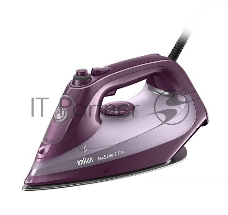 Утюг Braun SI7181VI сиреневый/фиолетовый, 3100 Вт, 50 г/мин, 230 г/мин, 300 мл