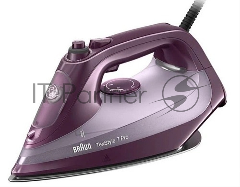 Утюг Braun SI7181VI сиреневый/фиолетовый, 3100 Вт, 50 г/мин, 230 г/мин, 300 мл