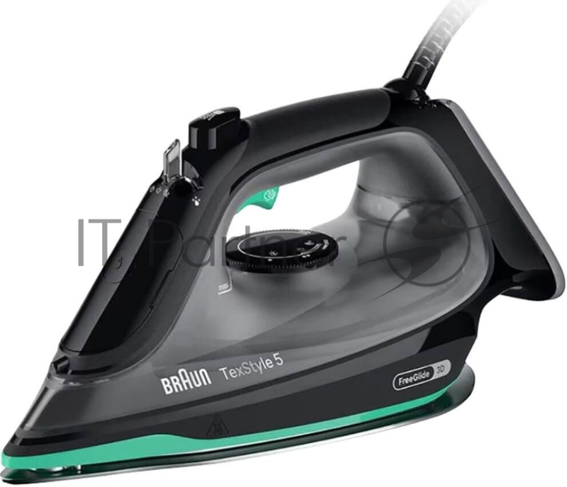Утюг Braun SI5277GR зеленый/черный, 2700 Вт, 50 г/мин, 220 г/мин, 300 мл