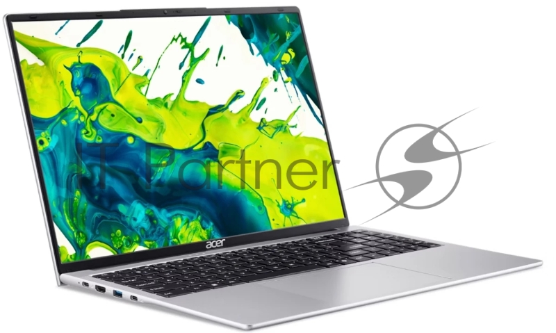 Ноутбук ACER ASPIRE LITE 16/ AL16-54P-39U1/ SILVER/ INTEL i3-1305U/ UHD / 8GB/ 512/ DOS