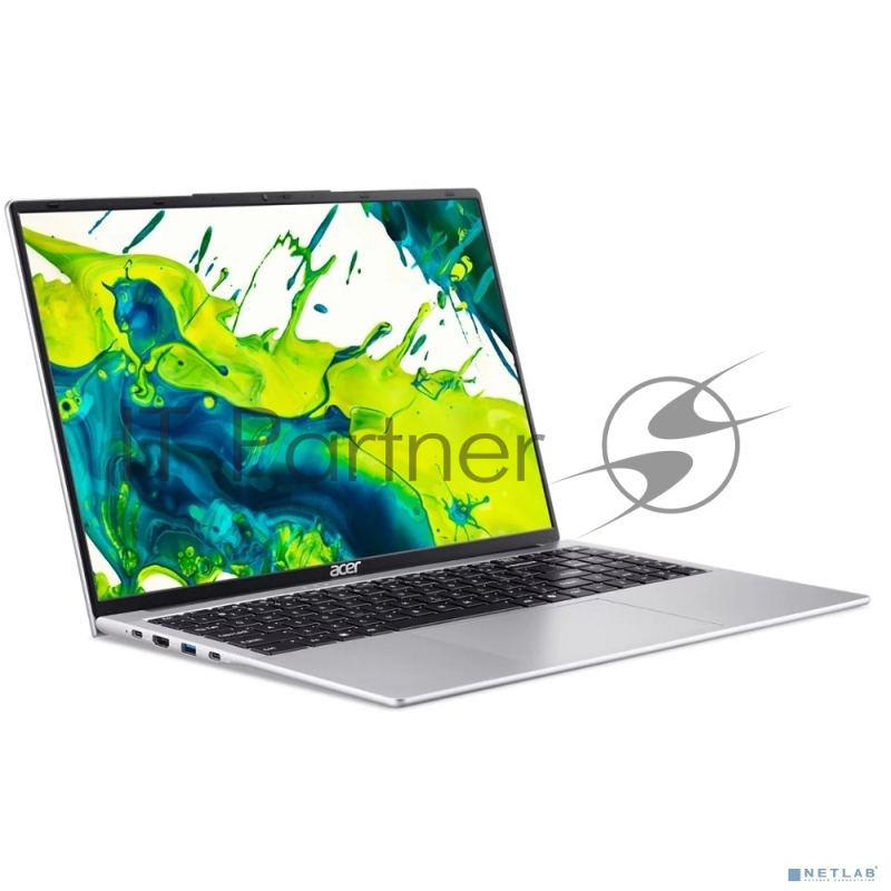 Ноутбук ACER ASPIRE LITE 16/ AL16-54P-39U1/ SILVER/ INTEL i3-1305U/ UHD / 8GB/ 512/ DOS