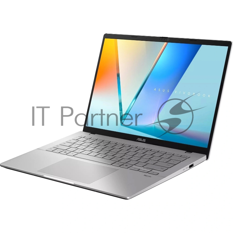 Ноутбук ASUS Vivobook S14 S3407-LY083 Intel Core 5 210H 2200MHz/14/1920x1200/16GB/512GB SSD/Intel Graphics/Wi-Fi/Bluetooth/Windo 11 Pro (90NB1681-M006X0_Win11P) Silver