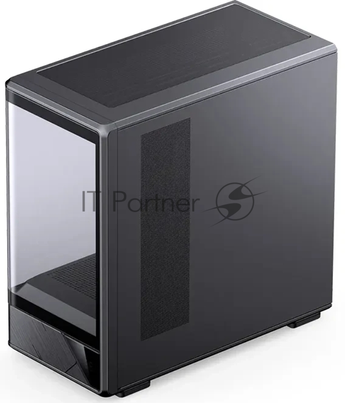 Корпус без блока питания Case JONSBO D200, Mini-Tower, TG, no fan, 2xUSB-A 3.0 + 1xUSB-C 3.2, mATX, mITX Black