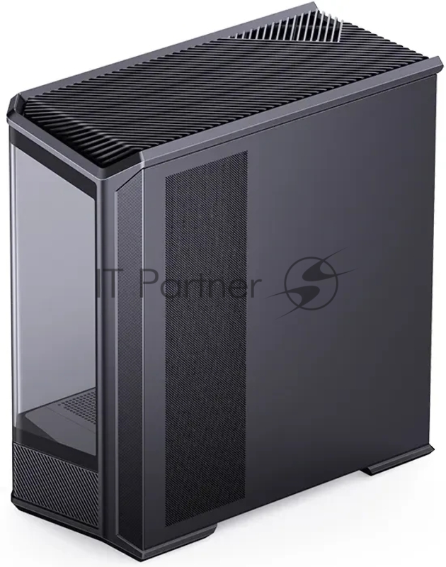 Корпус без блока питания Case JONSBO D400, Midi-Tower, TG, no fan, 2xUSB-A 3.0 + 1xUSB-C 3.2, ATX, mATX, mITX Black