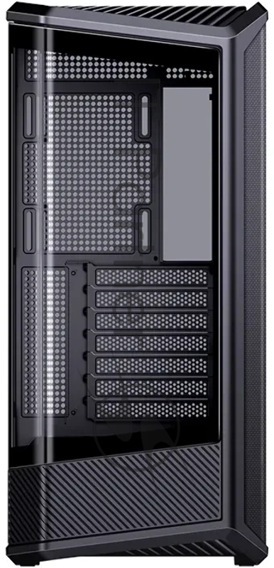 Корпус без блока питания Case JONSBO D400, Midi-Tower, TG, no fan, 2xUSB-A 3.0 + 1xUSB-C 3.2, ATX, mATX, mITX Black