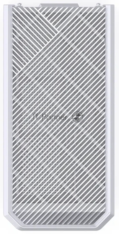 Корпус без блока питания Case JONSBO D400, Midi-Tower, TG, no fan, 2xUSB-A 3.0 + 1xUSB-C 3.2, ATX, mATX, mITX White