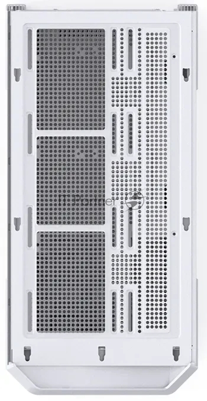 Корпус без блока питания Case JONSBO D400, Midi-Tower, TG, no fan, 2xUSB-A 3.0 + 1xUSB-C 3.2, ATX, mATX, mITX White