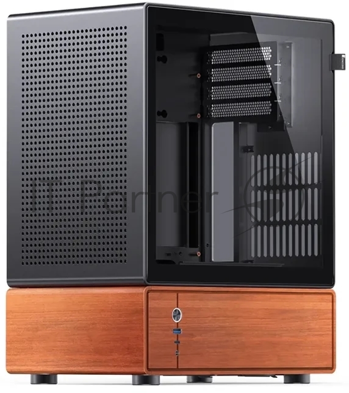 Корпус без блока питания Case JONSBO T7, Mini-Tower, TG, no fan, 1xUSB-A 3.0 + 1xUSB-C 3.2, mATX, mITX Black