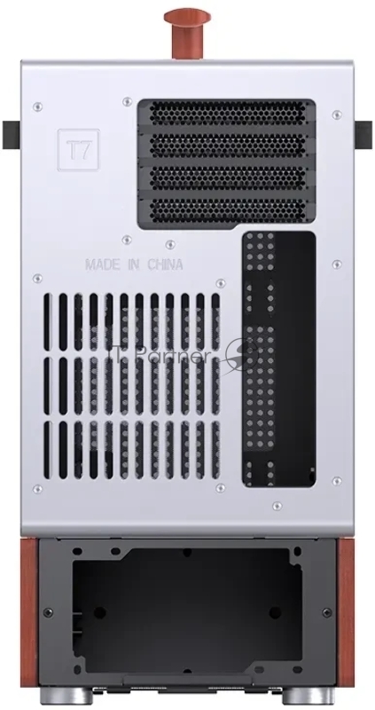 Корпус без блока питания Case JONSBO T7, Mini-Tower, TG, no fan, 1xUSB-A 3.0 + 1xUSB-C 3.2, mATX, mITX Silver