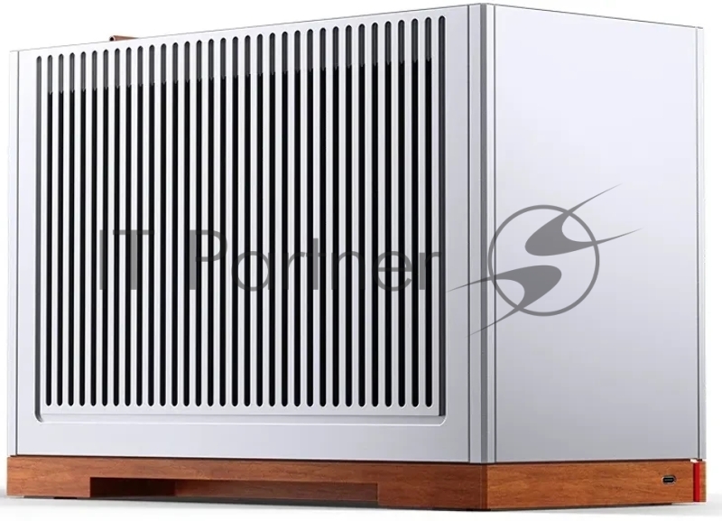 Корпус без блока питания Case JONSBO T9, Micro-Tower, no fan, 1xUSB-C 3.2, SFX PSU Support, mITX Silver