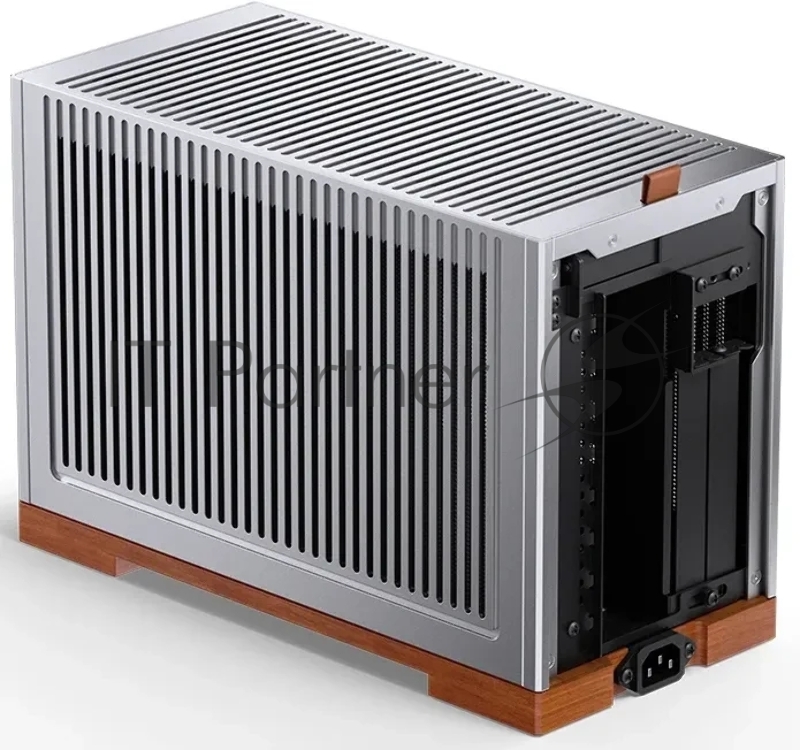 Корпус без блока питания Case JONSBO T9, Micro-Tower, no fan, 1xUSB-C 3.2, SFX PSU Support, mITX Silver