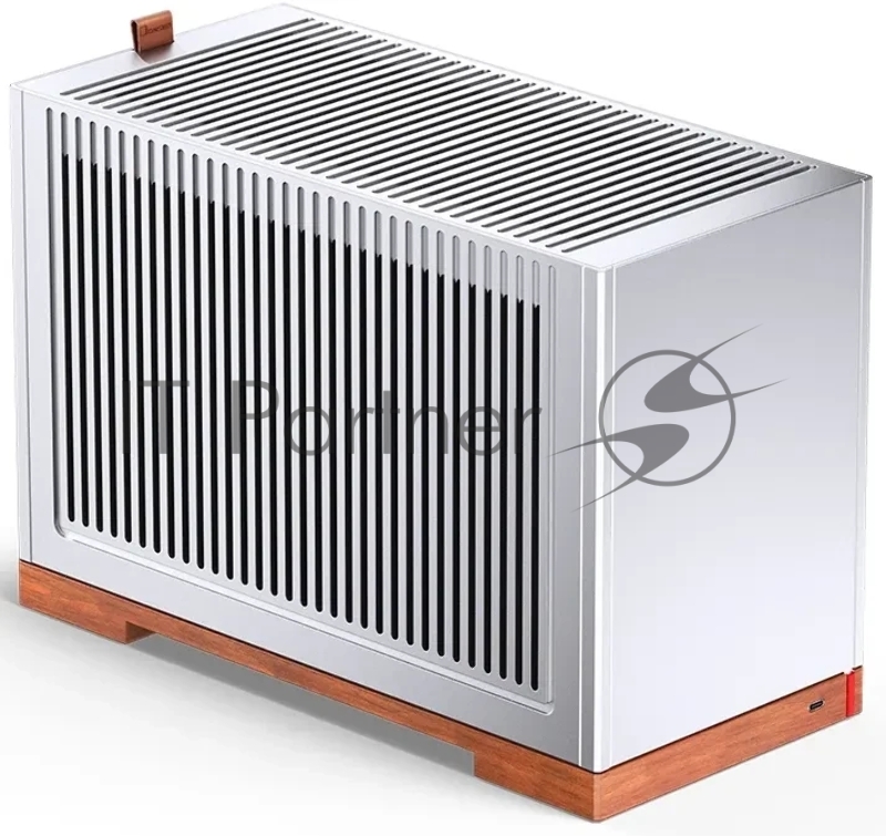 Корпус без блока питания Case JONSBO T9, Micro-Tower, no fan, 1xUSB-C 3.2, SFX PSU Support, mITX Silver
