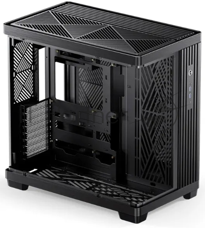 Корпус без блока питания Case JONSBO TK-4, Midi-Tower, TG, no fan, 2xUSB-A 3.0 + 1xUSB-C 3.2, ATX, mATX, mITX Black