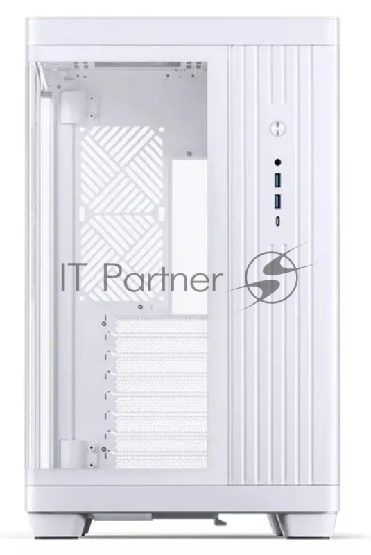 Корпус без блока питания Case JONSBO TK-4, Midi-Tower, TG, no fan, 2xUSB-A 3.0 + 1xUSB-C 3.2, ATX, mATX, mITX White