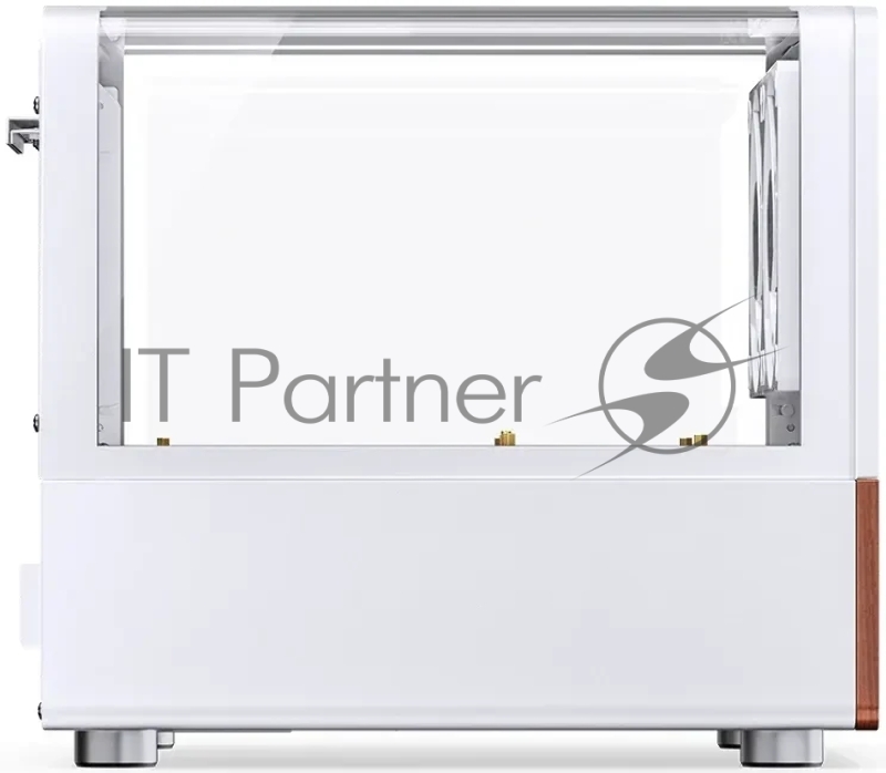 Корпус без блока питания Case JONSBO V12, Mini-Tower, TG, 2x120mm, 1xUSB-A 3.0 + 1xUSB-C 3.2, mATX, mITX White