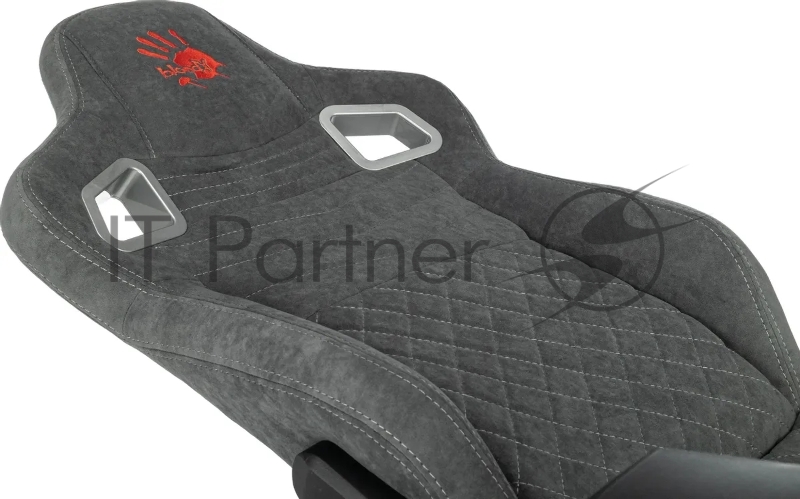 Кресло игровое A4Tech Bloody GC-660 серый искусственная замша