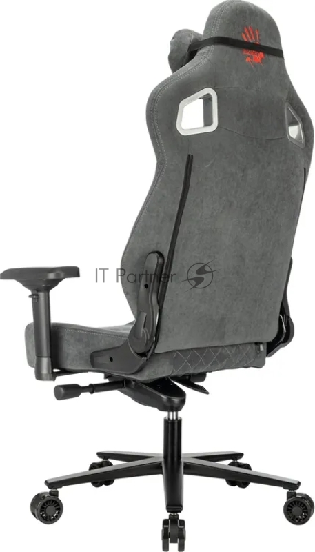 Кресло игровое A4Tech Bloody GC-660 серый искусственная замша