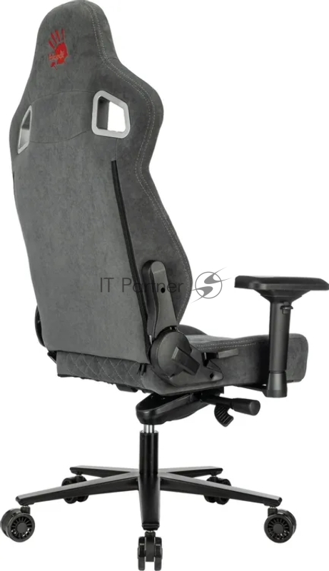 Кресло игровое A4Tech Bloody GC-660 серый искусственная замша