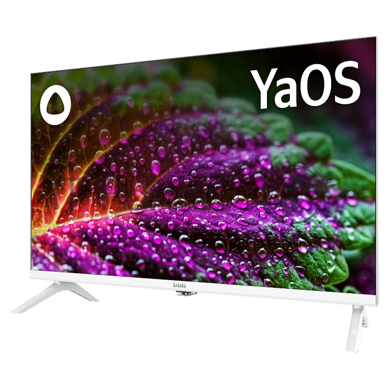 Телевизор LED BBK 24 24LEX-7245/TS2C (W) Яндекс.ТВ Frameless белый HD 60Hz DVB-T2 DVB-C DVB-S DVB-S2 USB WiFi Smart TV (RUS)