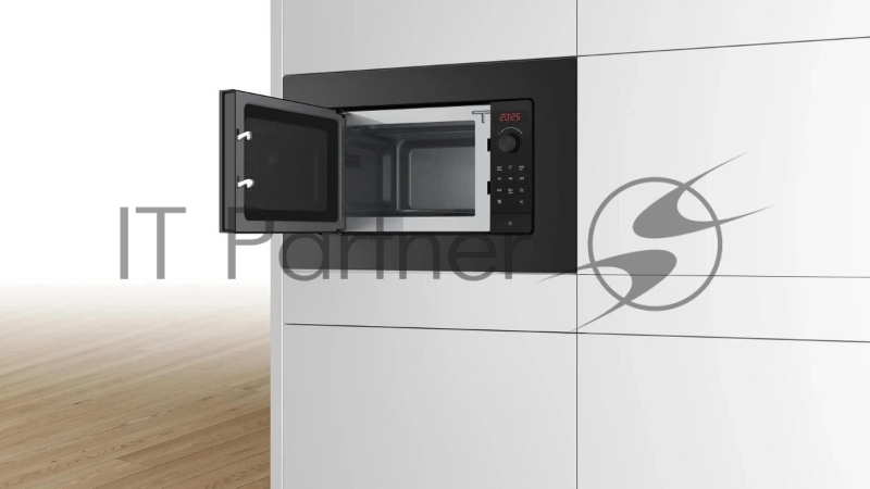 Микроволновая печь Bosch BFL623MB4 черный (встраиваемая)