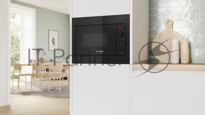 Микроволновая печь Bosch BFL523MB4 черный (встраиваемая)