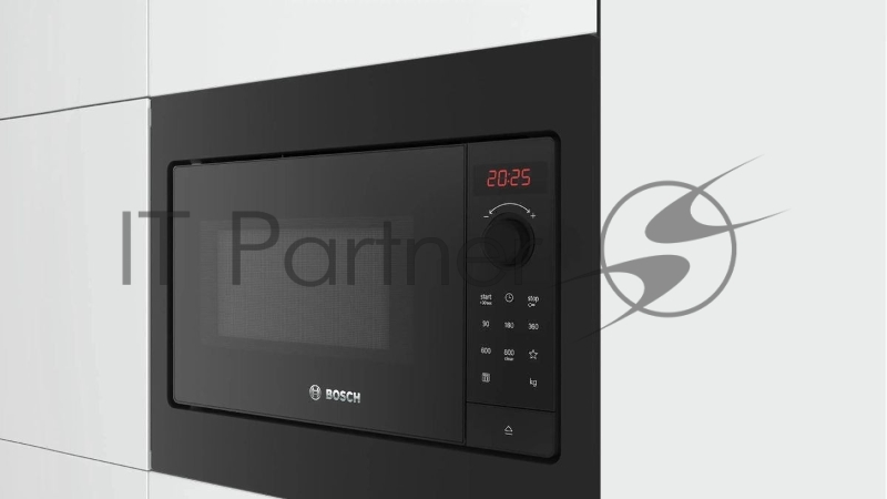 Микроволновая печь Bosch BFL523MB4 черный (встраиваемая)