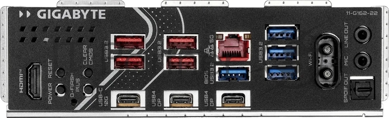 Материнская плата Gigabyte X870E EAGLE X WF7 Socket AM5 AMD X870E 4xDDR5 ATX AC`97 8ch(7.1) 5Gigabit RAID+HDMI