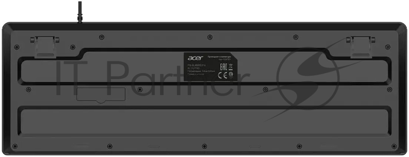 Клавиатура Acer OKW501 черный USB Multimedia (ZL.KBDEE.01U) кабель 1.8м
