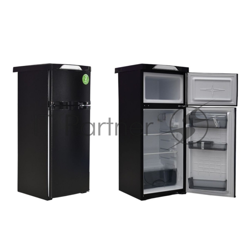 Холодильник Саратов 264 (КШД-150/30) черный муар двухкамерный 122/30л морозилка сверху