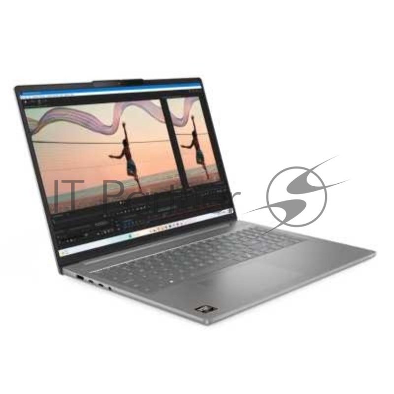 Ноутбук 16 OLED 2.8K LENOVO IdeaPad Slim 5 16AKP10 grey (AMD Ryzen AI 5 340/32Gb/1Tb SSD/VGA int/noOS) (83HY000SRK)